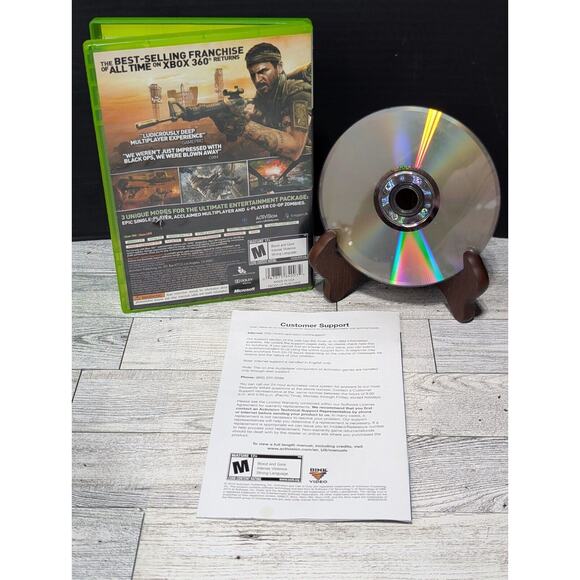 Call of Duty: Black Ops Complete Microsoft Xbox 360, 2010 CIB Tested - Picture 2 of 2